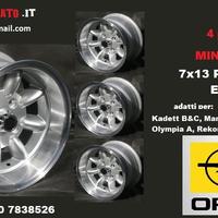 Cerchi minilite 7x 13 4x100 et-7 opel