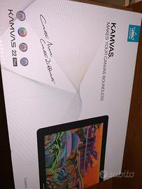 Tavoletta grafica huion kamvas 22 plus come nuova