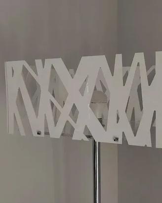 Lampada da terra / Piantana moderna bianca 