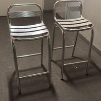 sgabelli Leon Aluminum Bar Stool