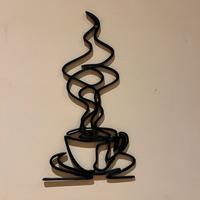 Tazzina caffè Line Art – decorazione in stampa 3D