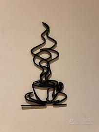 Tazzina caffè Line Art – decorazione in stampa 3D