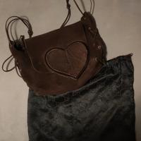 Borsa vintage Gucci in pelle scamosciata 