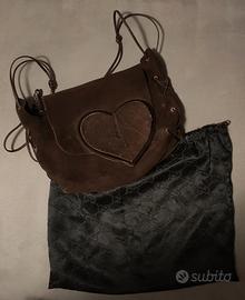 Borsa vintage Gucci in pelle scamosciata 