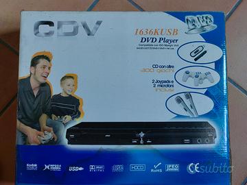 Lettore Cd/DVD marca CD con karaoke e giochi