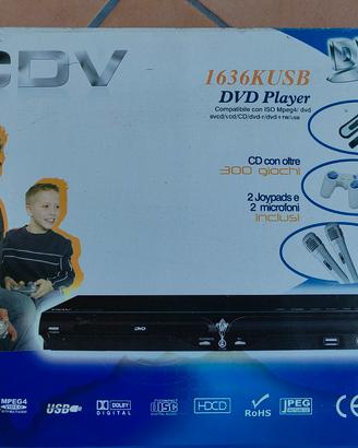 Lettore Cd/DVD marca CD con karaoke e giochi
