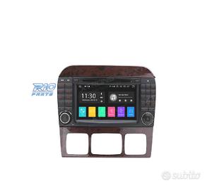 RADIO GPS ANDROID 10 PER MERCEDES S W220 98-05