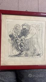 Quadro Pietro Annigoni Citti