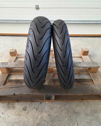 Coppia gomme moto Michelin 110 70 17 + 150 60 17.