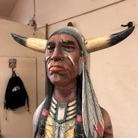 Scultura Capo Indiano