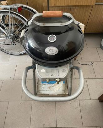 Barbecue a gas con carrello