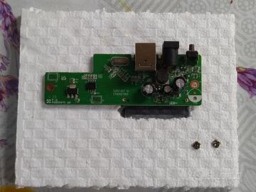 Scheda PCB SATA per hard disk esterno 