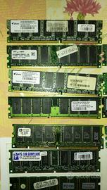 Memorie SDRAMM DDR400 PC100 Computer datati