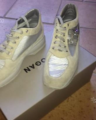 Hogan donna grigie e beige n' 38,5