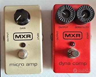MXR Dyna Comp + Micro Amp – Pedali chitarra