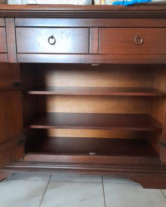 mobile credenza arte povera legno solido