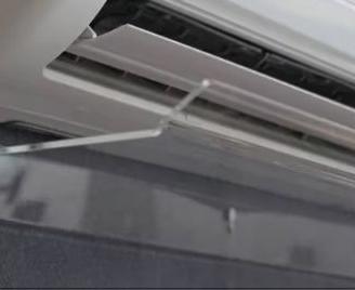 deflettore condizionatore  80x40  trasparente