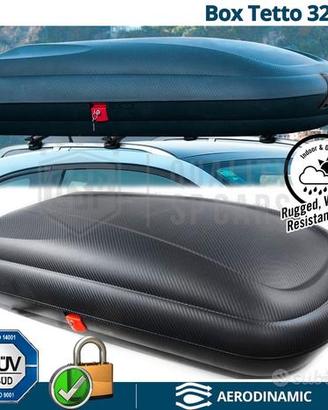 Baule BOX Tetto Per DACIA Portapacchi OMOLOGATO