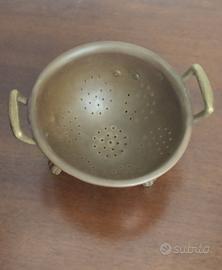 Piccolo scolapasta in rame