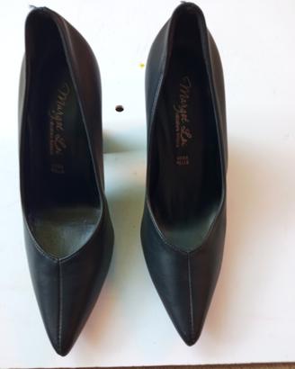 scarpe donna nuove in pelle nera n 35