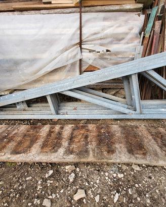 4 reggi mensole in ferro 