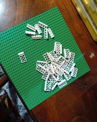lego, lotto ringhiere bianche