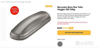 2014 Mercedes-Benz tetto-lunotto-box aggiunto