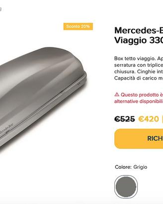 2014 Mercedes-Benz tetto-lunotto-box aggiunto