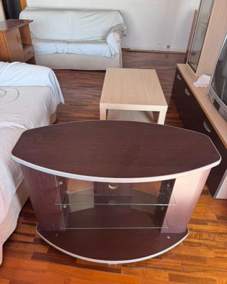 Mobiletto legno con ruote