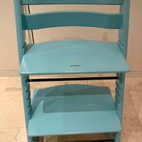 Sedia Stokke Tripp Trapp Azzurra