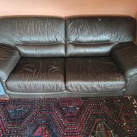 Divano letto in pelle Dondi 3 posti