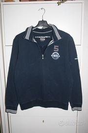 Felpa con zip corta Navigare Sport uomo