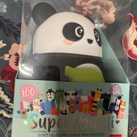 Legami astuccio Panda grande Super Kawaii
