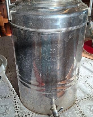 Bidone fusto acciaio inox