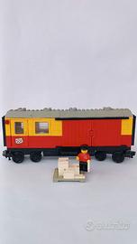 Lego train 7819 Postal Container wagon Covered ann
