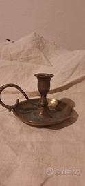 antico candelabro in ottone 