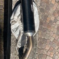 Terminale di scarico sc project in titanio