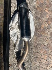 Terminale di scarico sc project in titanio