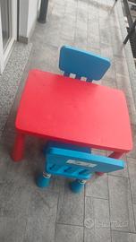 TAVOLO E SEDIE PER BAMBINI IKEA MAMMUT 