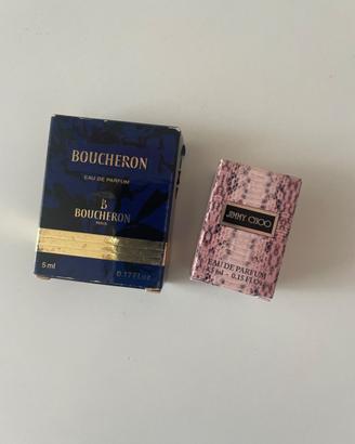 Mini profumi con confezione originale