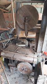 segare a nastro antica e funzionante