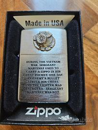 Zippo originale Sergeant Martinez Bullet 2009 con 