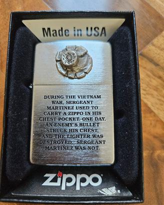 Zippo originale Sergeant Martinez Bullet 2009 con 