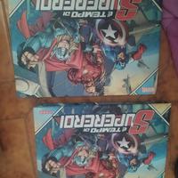 Marvel coppia album "è tempo di supereroi"completi