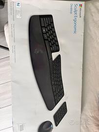Tastiera ergonomica  + mouse