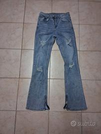 jeans denim flared 