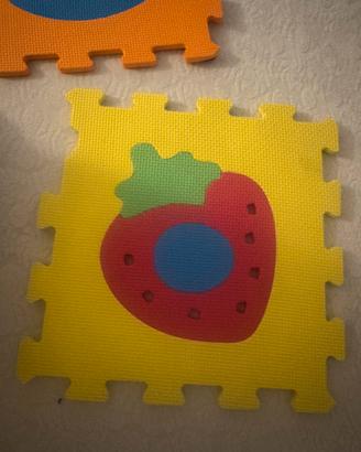 Tappeto Puzzle Bambini, 25 mattonelle 30 x 30 cm