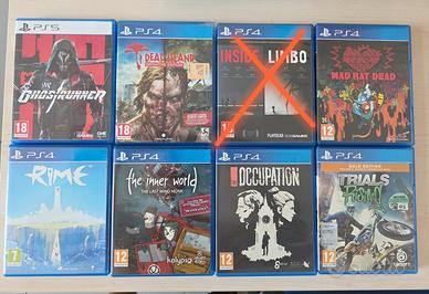 7 giochi ps4 + 1 gioco ps5