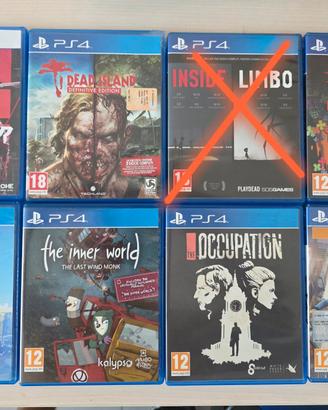 7 giochi ps4 + 1 gioco ps5