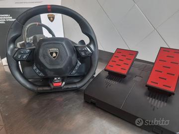 Volante Gaming Automobili Lamborghini con Pedali